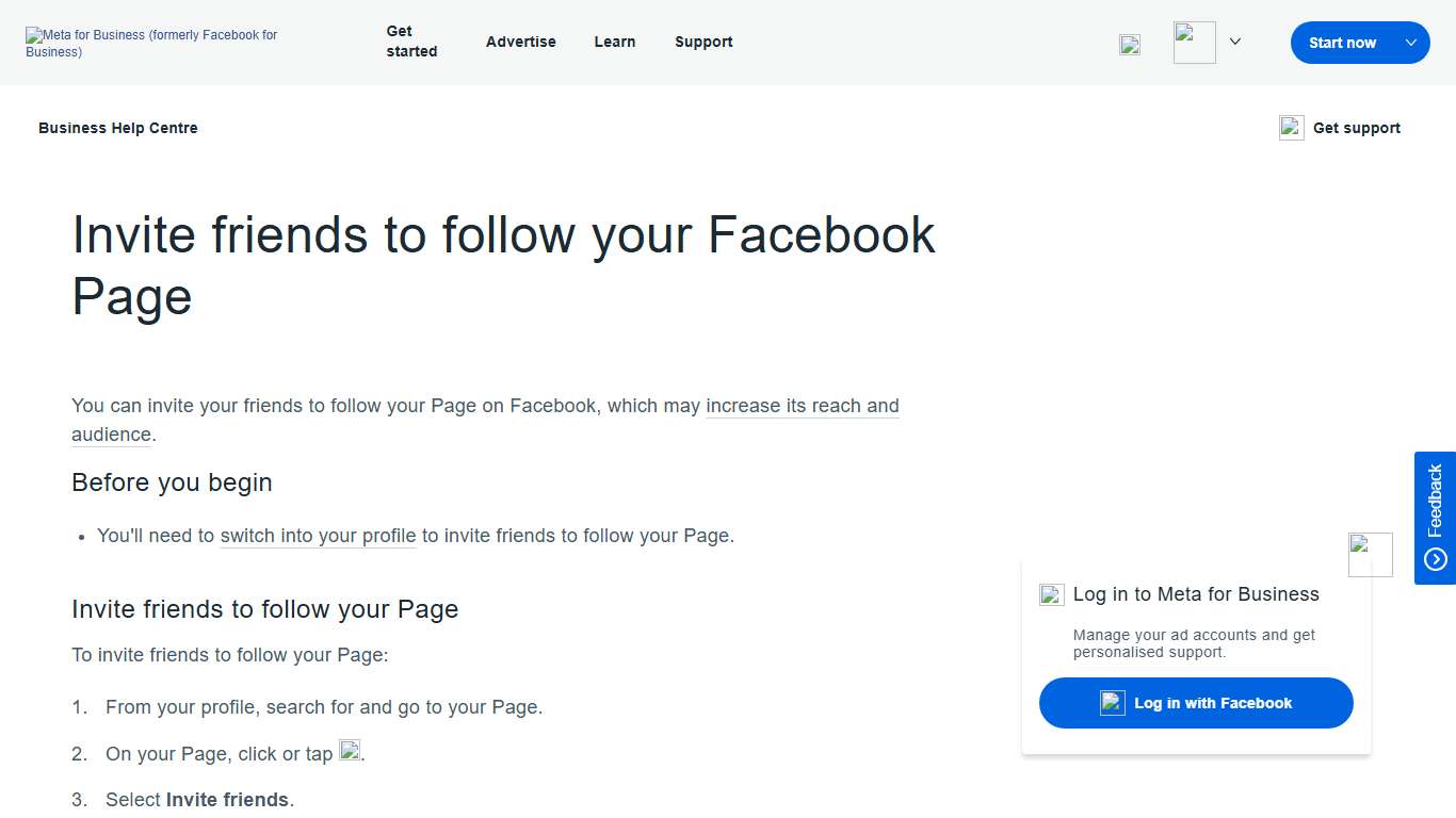 Learn how to invite friends to follow your Facebook Page Meta Business Help Centre